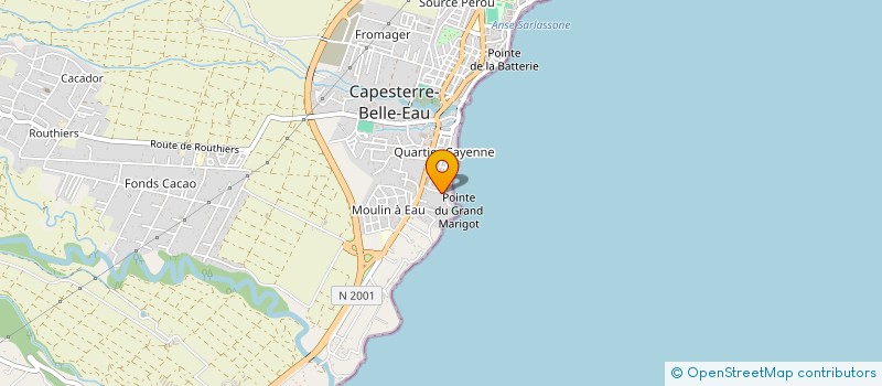 localisation de l'entreprise MADAME SAINT LUKE à CAPESTERRE-BELLE-EAU