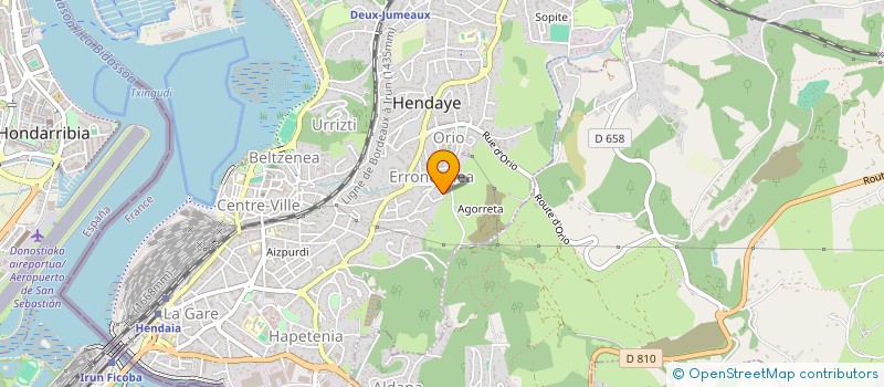 localisation de l'entreprise MADAME SAIOA GALPARSORO SAGASTIBELTZA à HENDAYE