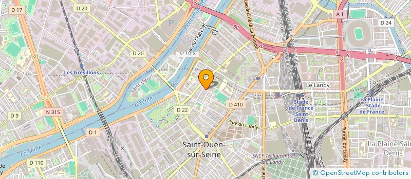 localisation de l'entreprise MADAME SAJADA ALOM à SAINT-OUEN-SUR-SEINE