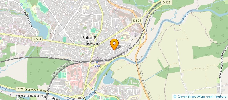 localisation de l'entreprise MADAME SAJEE KHOTCHAN UD à SAINT-PAUL-LES-DAX