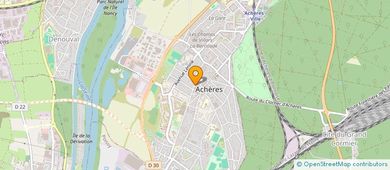 localisation de l'entreprise MADAME SAKHO CISSOKHO à ACHERES
