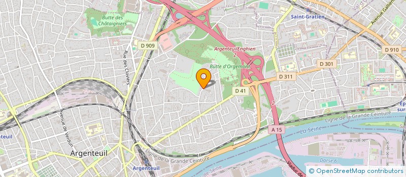 localisation de l'entreprise MADAME SAKINA EL HAFIDI  ARGENTEUIL