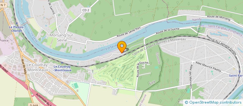 localisation de l'entreprise MADAME SAKINA LASSERRE  LE COUDRAY-MONTCEAUX