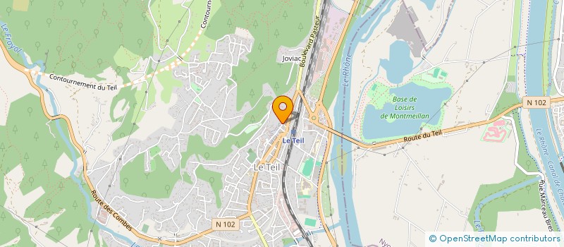 localisation de l'entreprise MADAME SAKINA MAZNAB  LE TEIL