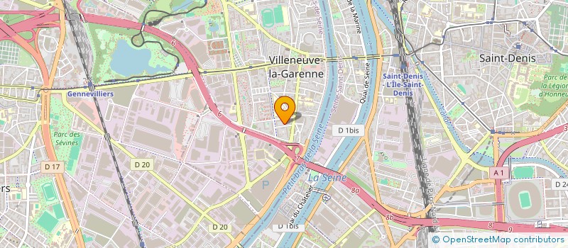 localisation de l'entreprise MADAME SAKINA MOSLIHINE  VILLENEUVE-LA-GARENNE