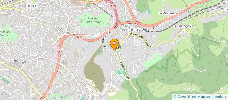 localisation de l'entreprise MADAME SAKINA NOUALI  SAINT-ETIENNE