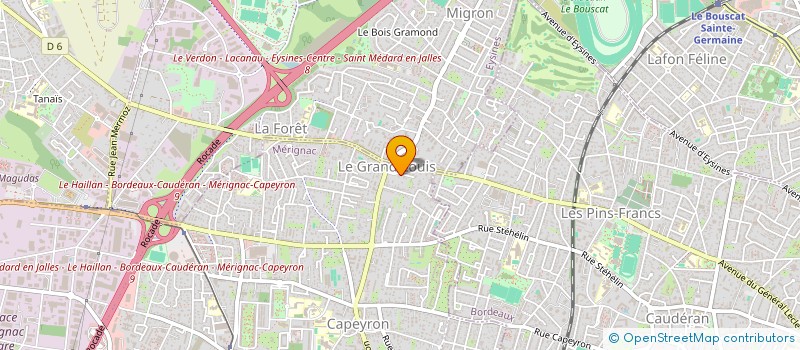 localisation de l'entreprise MADAME SAKINA RACHKI à MERIGNAC