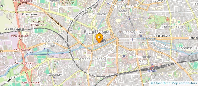 localisation de l'entreprise MADAME SAKINA TIGHEZZA  RENNES