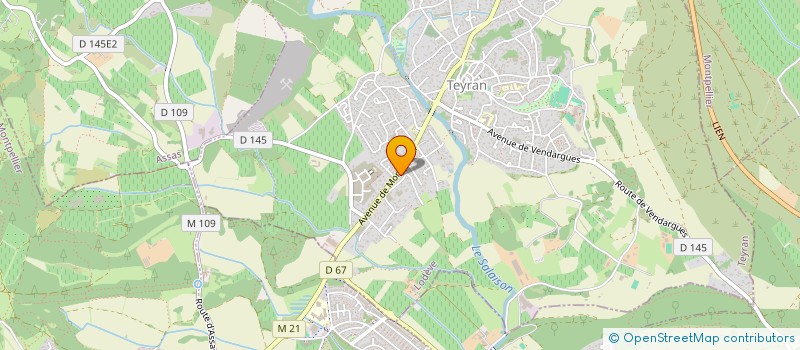 localisation de l'entreprise MADAME SAKTI GRAS  TEYRAN