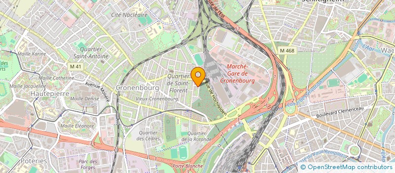 localisation de l'entreprise MADAME SAKYNA AWALEH GUEDI  STRASBOURG