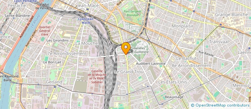 localisation de l'entreprise MADAME SALAH MAOUCHE  LYON