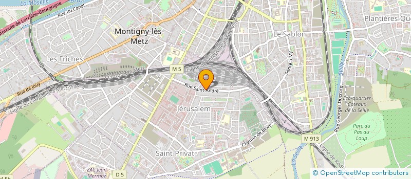 localisation de l'entreprise MADAME SALAH SOLA  MONTIGNY-LES-METZ