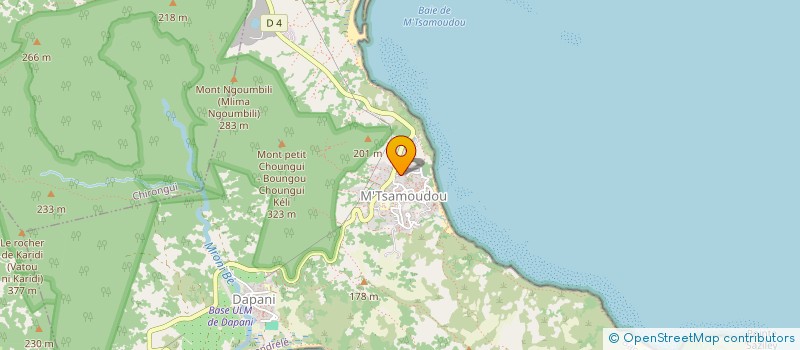 localisation de l'entreprise MADAME SALAMA AYOUBA  BANDRELE