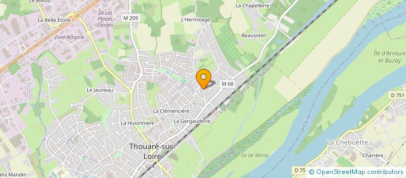 localisation de l'entreprise MADAME SALAMATA OUEDRAOGO  THOUARE-SUR-LOIRE