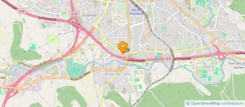 localisation de l'entreprise MADAME SALEAH BOUSBAH  AIX-EN-PROVENCE