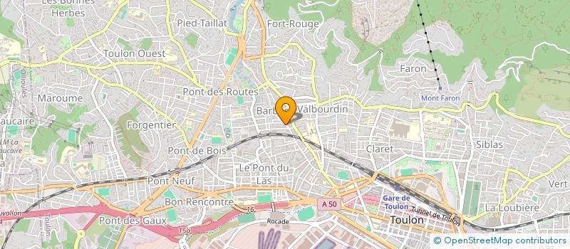 localisation de l'entreprise MADAME SALEHA BOUTRIK à TOULON