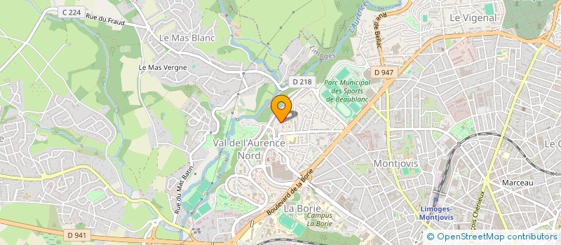 localisation de l'entreprise MADAME SALEMATOU CONDE à LIMOGES