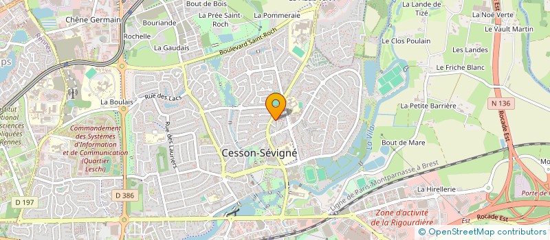 localisation de l'entreprise MADAME SALEMATOU KEITA à CESSON-SEVIGNE