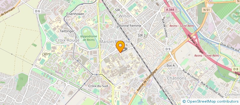 localisation de l'entreprise MADAME SALEMATOU KOUROUMA  REIMS