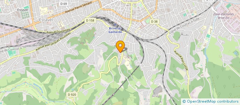 localisation de l'entreprise MADAME SALESSE MAGALI  BRIVE-LA-GAILLARDE