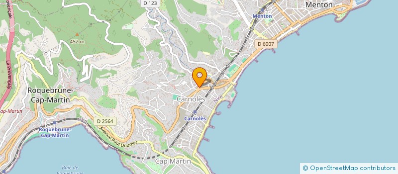 localisation de l'entreprise MADAME SALETTE VIANA MACHADO à ROQUEBRUNE CAP MARTIN