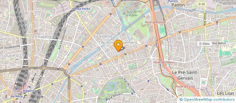 localisation de l'entreprise MADAME SALHA BEN OMRANE  PARIS