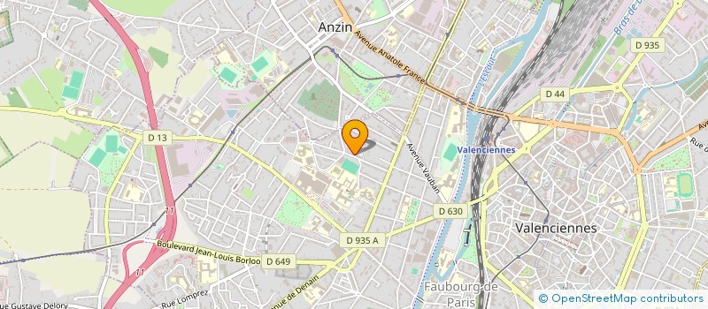 localisation de l'entreprise MADAME SALHIA AMROUCHE  VALENCIENNES