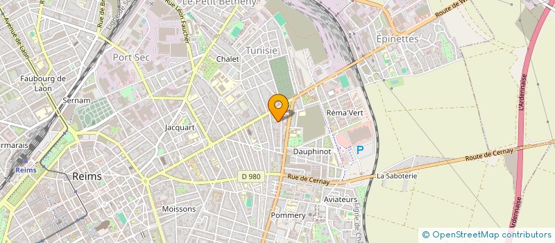 localisation de l'entreprise MADAME SALIA ATIGUI  REIMS