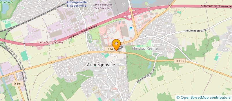 localisation de l'entreprise MADAME SALIHA BELHOUJI  AUBERGENVILLE