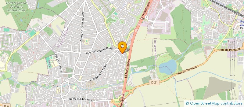 localisation de l'entreprise MADAME SALIHA BOUGUERBA à PONTAULT-COMBAULT