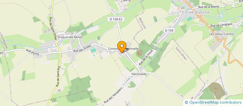 localisation de l'entreprise MADAME SALIHA BOURICHE  ENQUIN-LEZ-GUINEGATTE