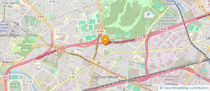 localisation de l'entreprise MADAME SALIHA CHEKROUN à LA COURNEUVE