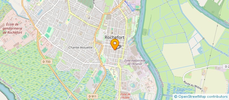 localisation de l'entreprise MADAME SALIHA DJEBALA  ROCHEFORT