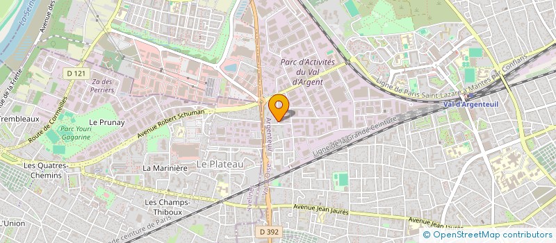 localisation de l'entreprise MADAME SALIHA EL OUARRAKI  ARGENTEUIL