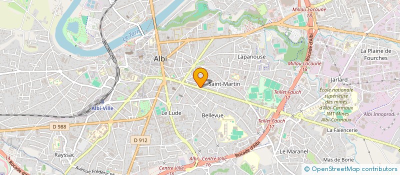 localisation de l'entreprise MADAME SALIHA MANSOUR à ALBI