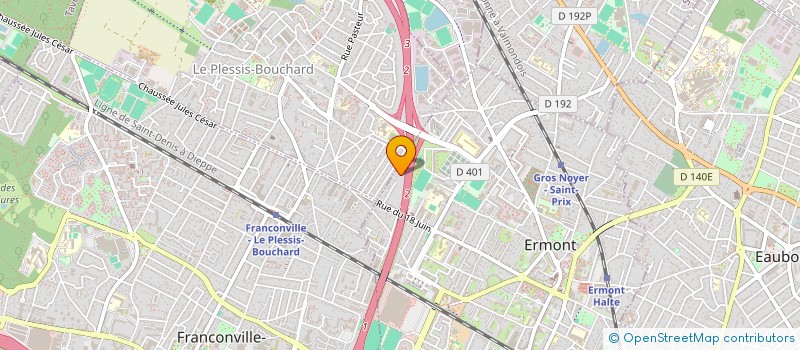 localisation de l'entreprise MADAME SALIHA MEHAMLI  ERMONT