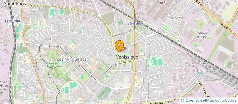 localisation de l'entreprise MADAME SALIHA MERROUANI à VENISSIEUX