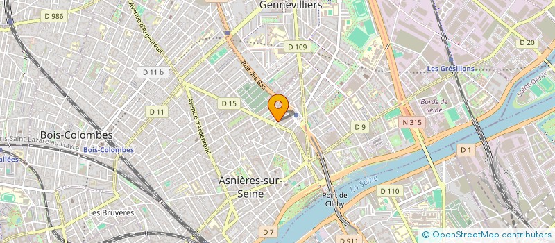 localisation de l'entreprise MADAME SALIHA MESRATI à ASNIERES-SUR-SEINE