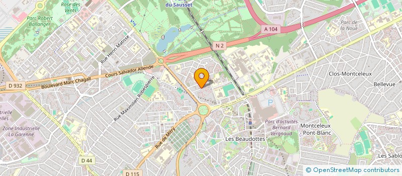 localisation de l'entreprise MADAME SALIHA MOHAMEDI  AULNAY-SOUS-BOIS