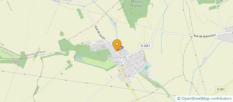 localisation de l'entreprise MADAME SALIHA OUADAH  MOUSSY-LE-VIEUX