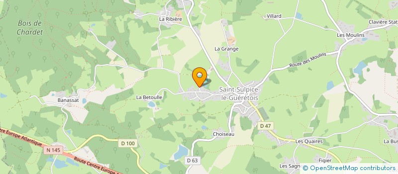 localisation de l'entreprise MADAME SALIHA SOUANEF à SAINT-SULPICE-LE-GUERETOIS
