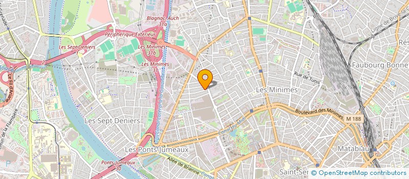 localisation de l'entreprise MADAME SALIM KHEDIM  TOULOUSE