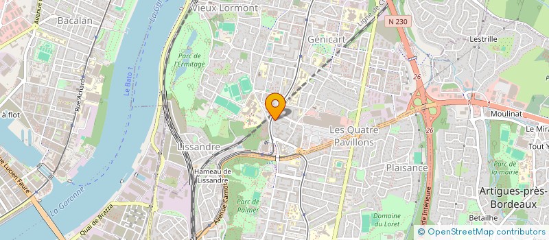 localisation de l'entreprise MADAME SALIMA ABBA  LORMONT