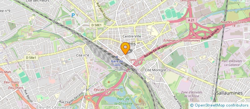 localisation de l'entreprise MADAME SALIMA AIT IDAR  LENS