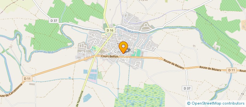 localisation de l'entreprise MADAME SALIMA BABA  CAPESTANG