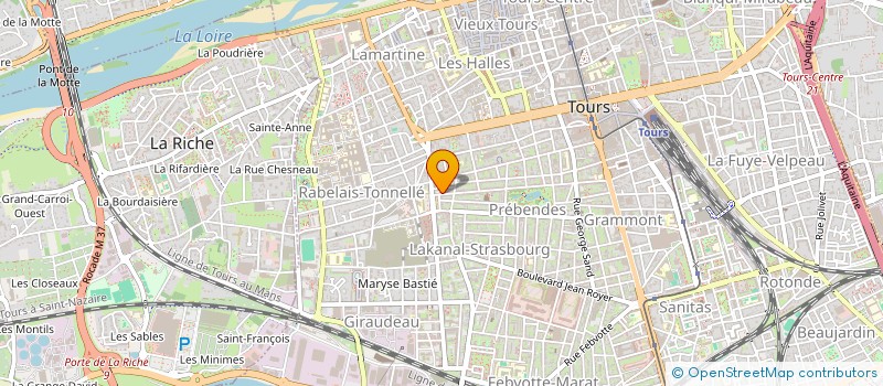 localisation de l'entreprise MADAME SALIMA BENBELKACEM  TOURS