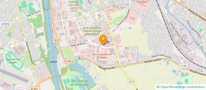 localisation de l'entreprise MADAME SALIMA BENROUAINE  BOE