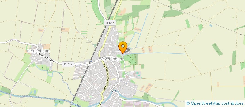 localisation de l'entreprise MADAME SALIMA BOUAZZA  WEYERSHEIM