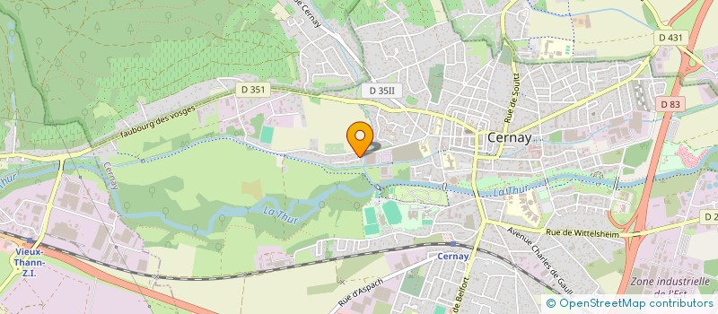 localisation de l'entreprise MADAME SALIMA BOUKEZZOULA à CERNAY