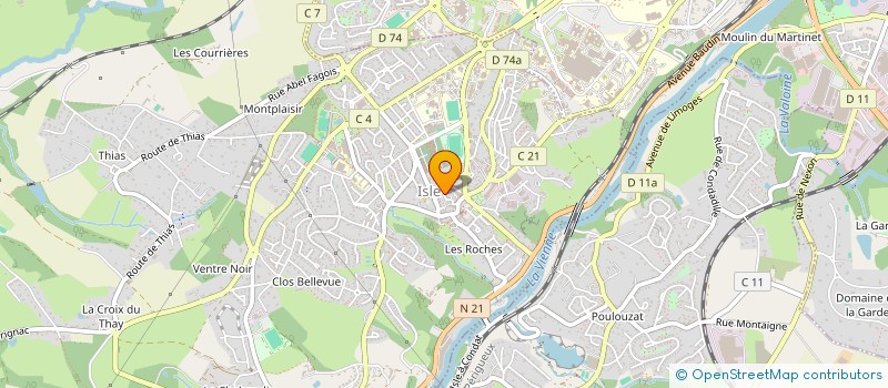 localisation de l'entreprise MADAME SALIMA DERRER à ISLE